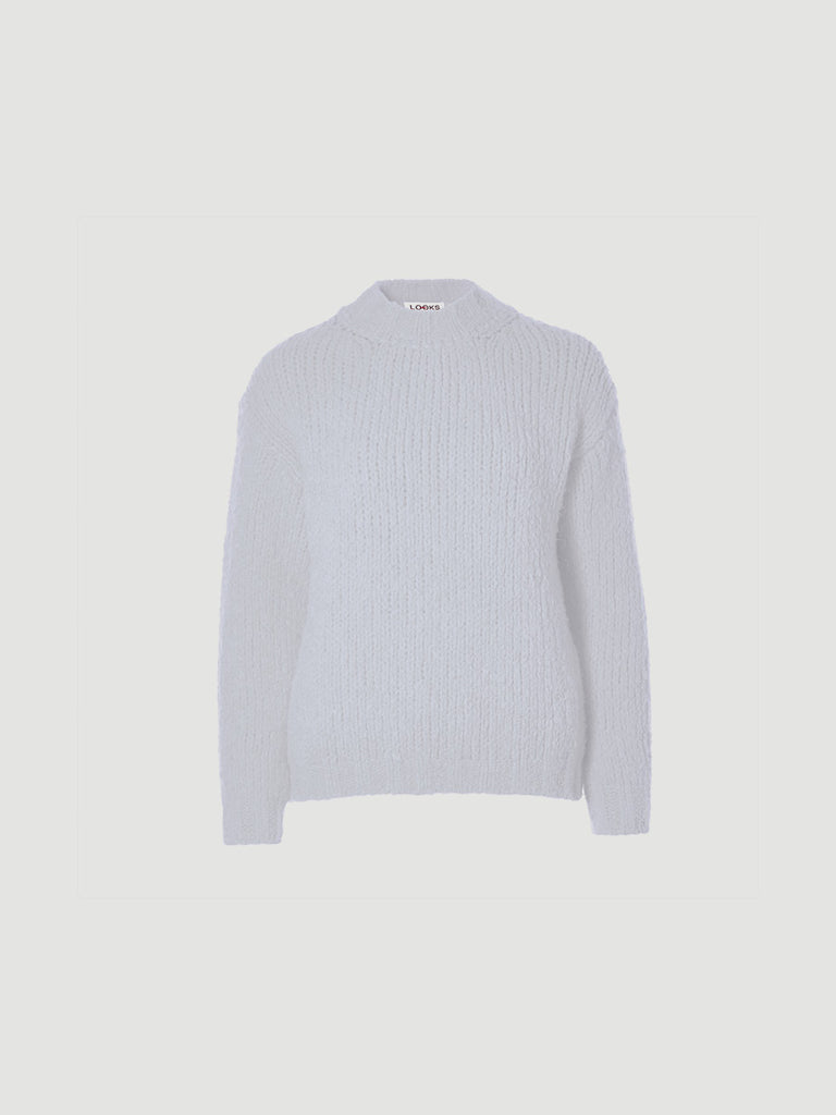 LOOKS by Soft White Wolfgang | Blend Wool – Sweater in Joop